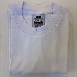 Pro Club Men's White Short Sleeve Tee